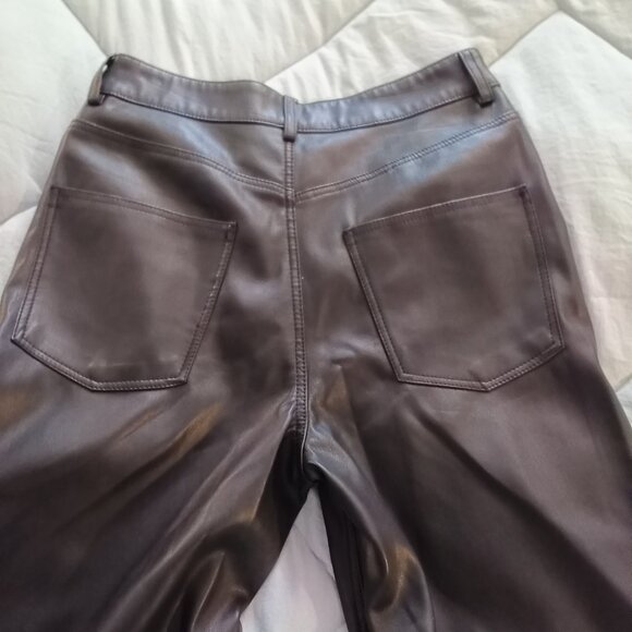 Zara Pleather Pant 4 - Picture 2 of 6